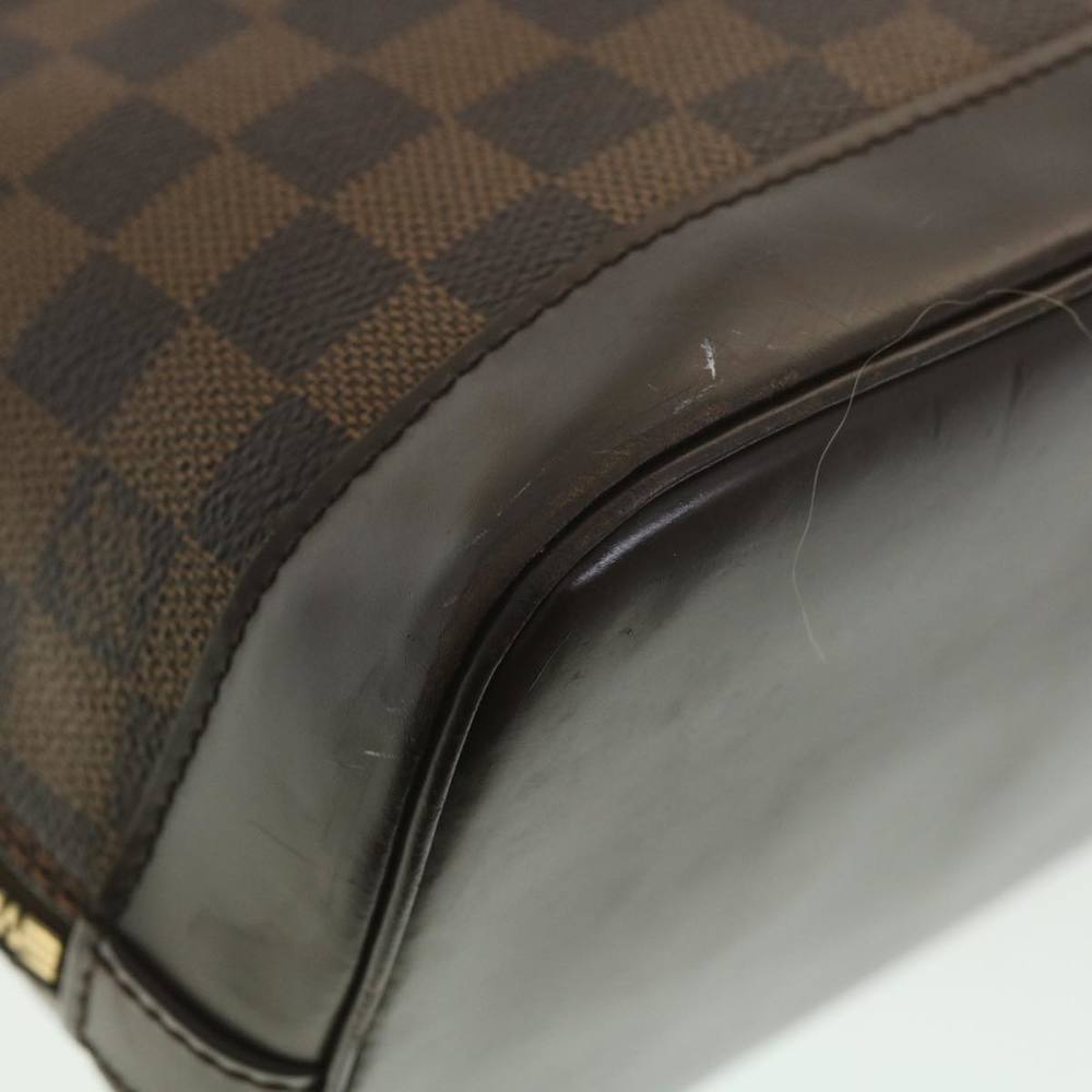 LOUIS VUITTON Damier Ebene Alma Hand Bag N51131 LV Auth 38661 - Picture 9 of 10